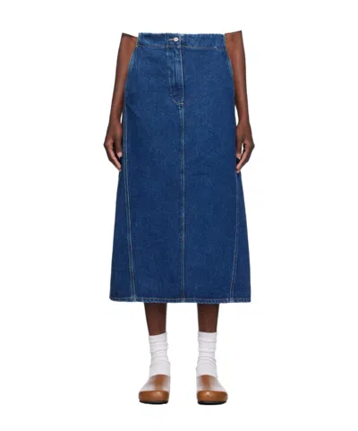STUDIO NICHOLSON DENIM SKIRT