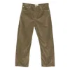 Studio Nicholson Denim Straight Trousers In Brown