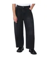 Studio Nicholson Relaxed Fit Wide Leg Denim Trousers In Black