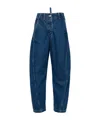 Studio Nicholson Denim Trousers With Belt Loops In Blue
