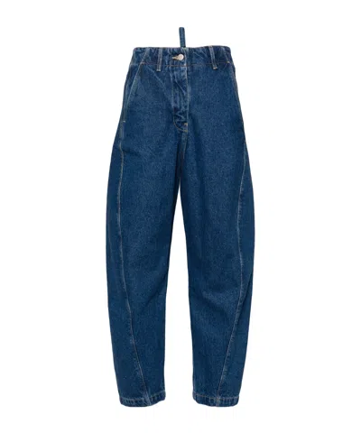 STUDIO NICHOLSON DENIM TROUSERS WITH BELT LOOPS