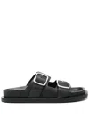 Studio Nicholson Denver Sandals In Black