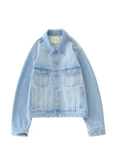 Studio Nicholson Derby Denim Jacket In Blue