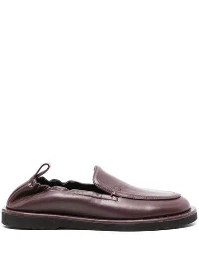 Studio Nicholson Burgundy Donovan Loafers In Red