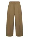 Studio Nicholson Dordoni High-waist Welt-pocket Trousers In Brown