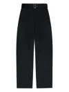 Studio Nicholson Blue Twill Doring Pant In Black