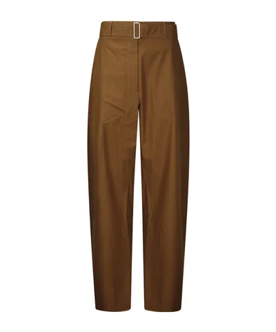 Studio Nicholson Doring Trousers In Brown