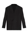 Studio Nicholson Double-breasted Blazer In Black