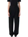 Studio Nicholson Sperro Wool Pants In Black