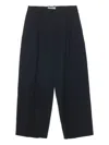 Studio Nicholson Double-pleat Trousers In Blue
