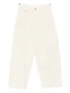 Studio Nicholson Double-pleat Trousers In Neutral