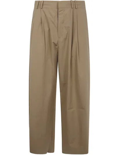 Studio Nicholson Double Pleat Volume Pant Clothing In Beige