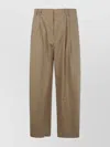 Studio Nicholson Double Pleat Volume Pant In Green