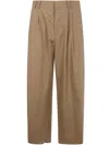 Studio Nicholson Double Pleat Volume Pant In Sand