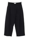 Studio Nicholson Double Pleat Volume Trousers In Black