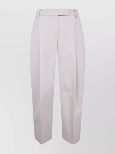 STUDIO NICHOLSON DOUBLE PLEAT WIDE LEG TROUSERS