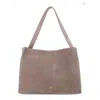 Studio Nicholson Reflection Suede Tote Shoulder Bag In Pink