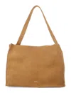 Studio Nicholson Suede Shoulder Tote Bag Rectangular Shape In Sand