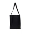 Studio Nicholson Navy Doublet Type 2 Leather Tote In Black