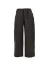 Studio Nicholson Drawstring Trousers In Black