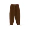 Studio Nicholson Drawstring Trousers In Brown