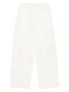 Studio Nicholson Drawstring-waist Trousers In White