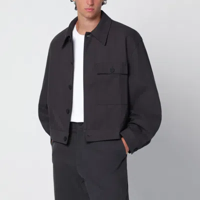 Studio Nicholson Drey Cotton Jacket In Gray