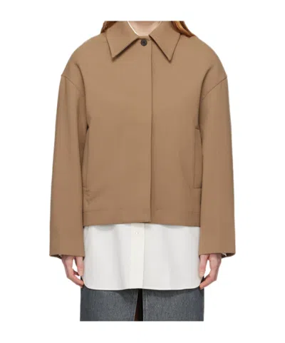 STUDIO NICHOLSON DROP-SHOULDER LONG-SLEEVE JACKET