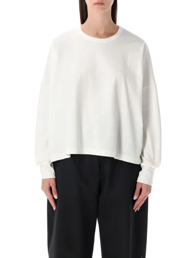 STUDIO NICHOLSON STUDIO NICHOLSON EFFORTLESS MINIMAL LONG-SLEEVE T-SHIRT - OVERSIZED FIT