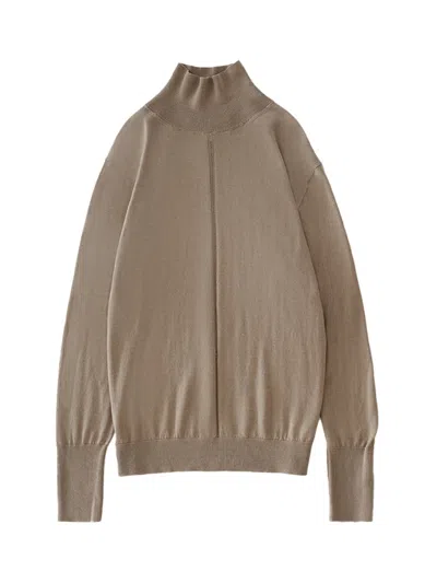 Studio Nicholson Eide Ladder-stitch Sweater In Neutral