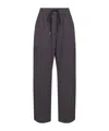 Studio Nicholson Capel Drawstring Straight-leg Trousers In Black