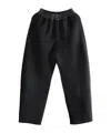 Studio Nicholson Elastic Waist Casual Pants In Black