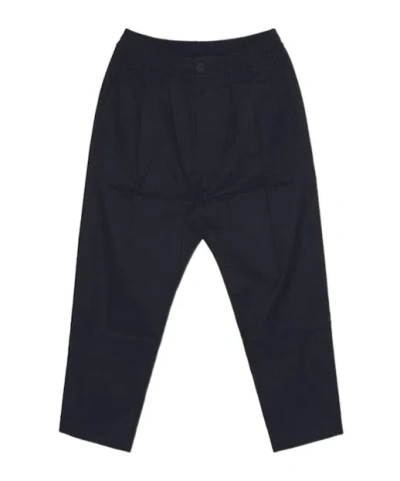 Studio Nicholson Elastic Waist Casual Pants In Black