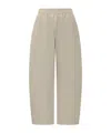 Studio Nicholson Elastic Waist Casual Pants In Neutral