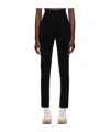 Studio Nicholson Elastic Waistband Casual Pants In Black