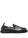 STUDIO NICHOLSON ELASTICATED LEATHER LOAFERS