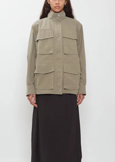Studio Nicholson Elasticated Waist Jacket In Gray