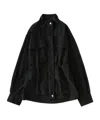Studio Nicholson Elasticated-waist Multi-pocket Jacket In Black