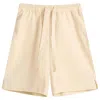 Studio Nicholson Elasticated-waist Drawstring Shorts In Antique White