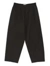 Studio Nicholson Elasticated-waist Trousers In Black