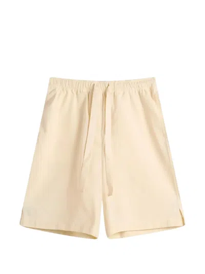 Studio Nicholson Elasticated-waist Drawstring Shorts In Neutral