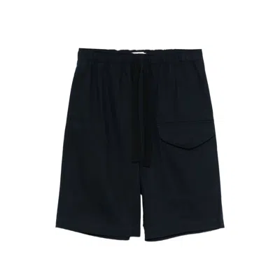 STUDIO NICHOLSON ELASTICATED-WAISTBAND SHORTS