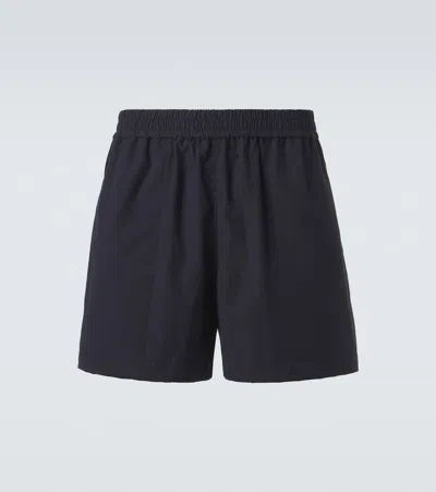 Studio Nicholson Elio棉质短裤 In Black