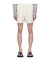 Studio Nicholson Off-white Elio Shorts In Green