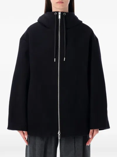 Studio Nicholson Etna Hooded Jacket In Blue