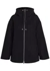 Studio Nicholson Etna Hooded Wool And Cashmere-blend Jacket In Black
