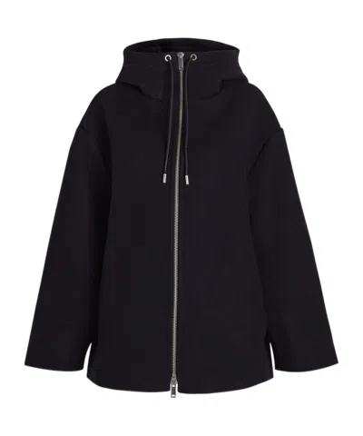 Studio Nicholson Etna Hooded Wool And Cashmere-blend Jacket In Black