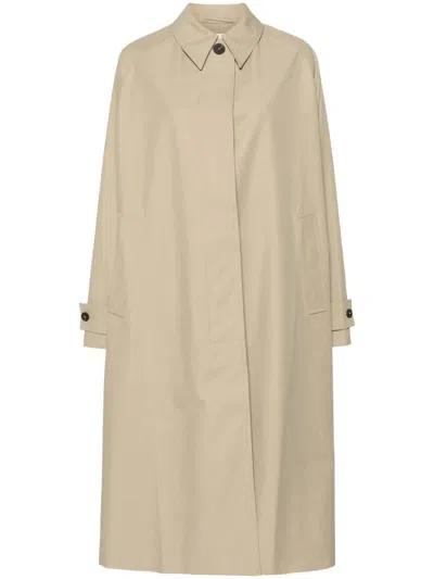 Studio Nicholson Everyday Mac Outerwear Clothing In Brown