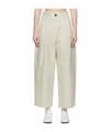 Studio Nicholson Beige Fellini Trousers In Gray
