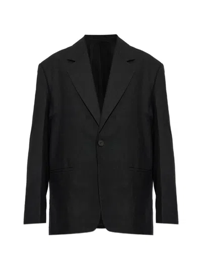 Studio Nicholson Fenn Wool Blazer In Black